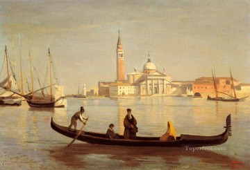 Jean Baptiste Camille Corot Painting - Venecia al aire libre Romanticismo Jean Baptiste Camille Corot